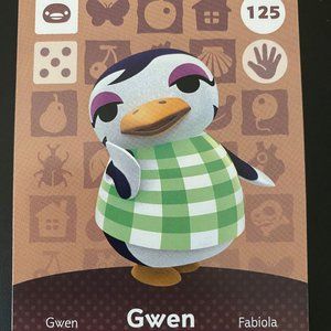 Authentic Gwen #125 | Animal Crossing Amiibo